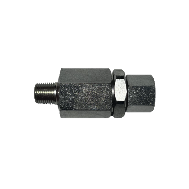 Assalub drejeled 5,0 cm - 1/8" han X 1/4" hun
