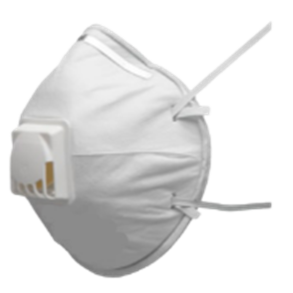 OX-ON stvmaske FFA1/P2 med ventil - 10 stk. 