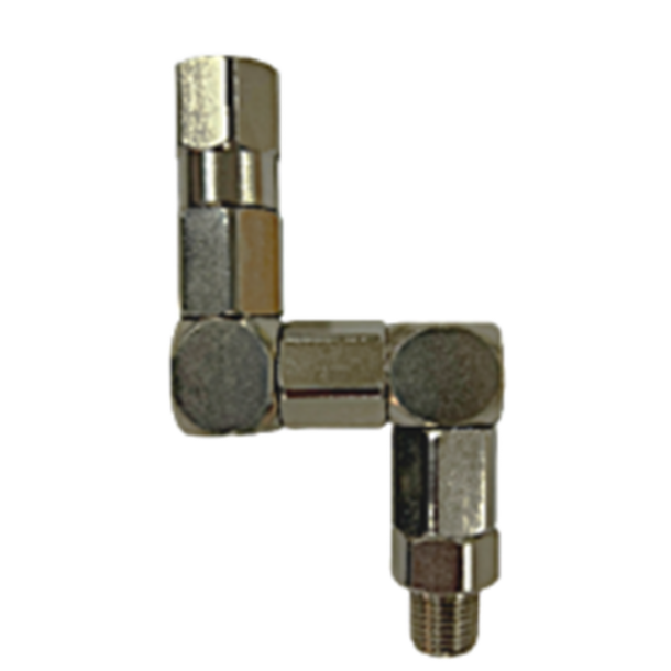 Z-drejeled 11,0 cm - 1/4" han X 1/4" hun