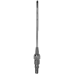 Tungstendyse lige mundstykke uden dyse - � 6 mm 20 cm